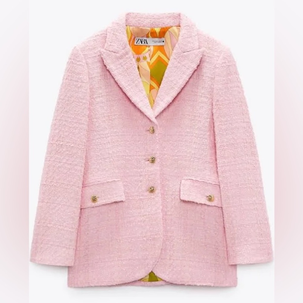 TEXTURED TAILORED BLAZER